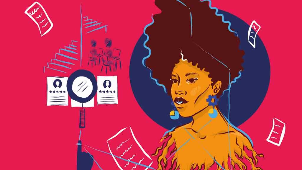 Ilustração criada pela artista Soberana Ziza para a IstoÉ Dinheiro