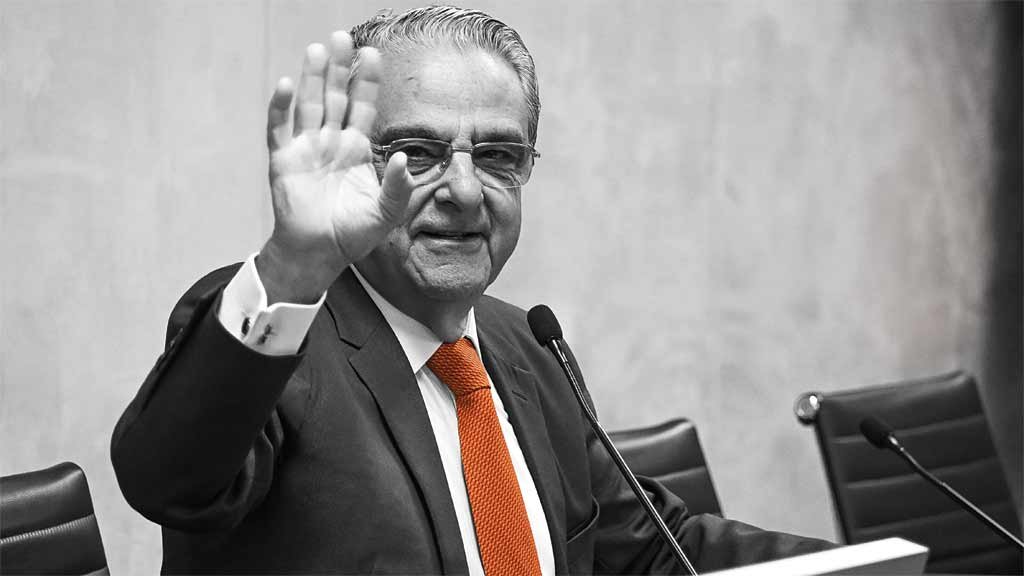 Engenheiro nascido em São João Del Rey (MG), Robson Braga de Andrade será substituído no cargo em outubro. Sua gestão superou grandes desafios para o setor no Brasil e no mundo (Crédito: Divulgação)