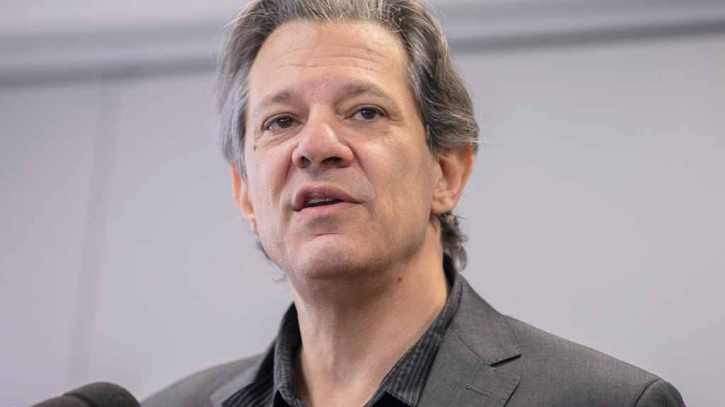 Haddad: exultante com performance da economia (Crédito: Bruno Rocha)
