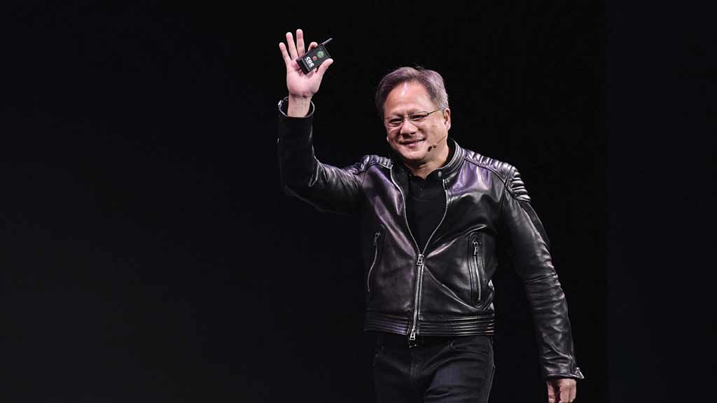 Jensen Huang, CEO da Nvidia: "Empresas em todo o mundo estão fazendo a transição para computação acelerada e IA generativa” (Crédito: Mandel Ngan/AFP )