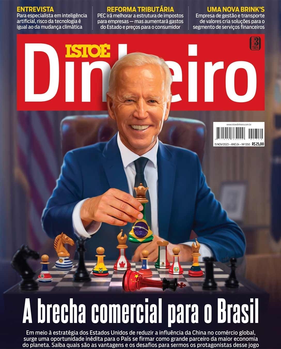 Capa da edição 1.350 da Dinheiro